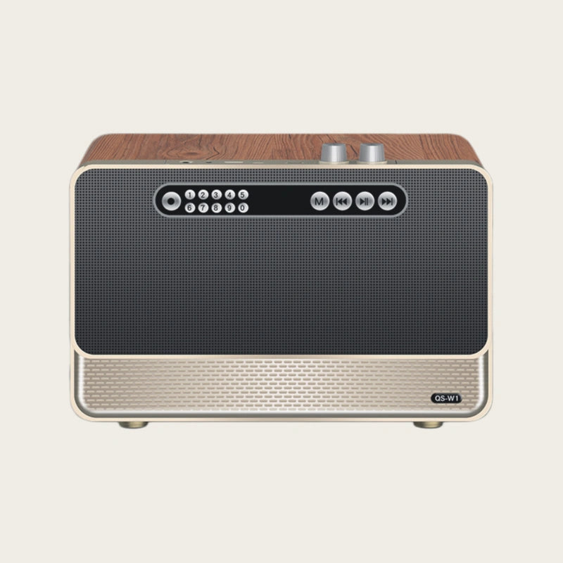 Walnut Tone Theater Bluetooth Speaker