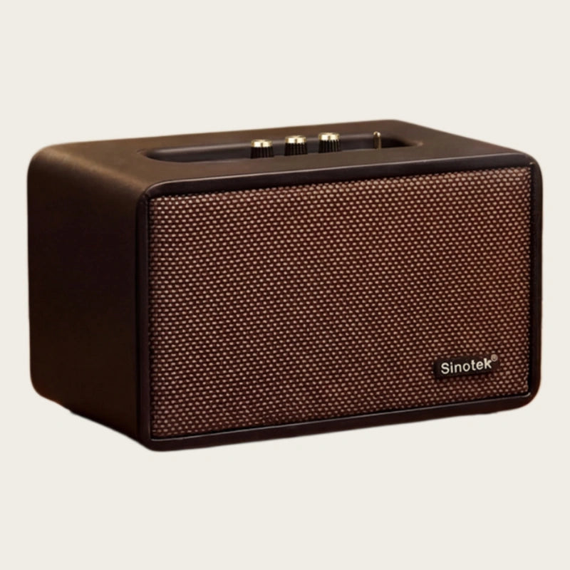 Premium Retro Leather Bluetooth Speaker