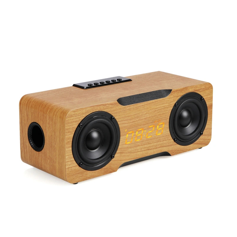 Retro Wood Grain Bluetooth Speaker