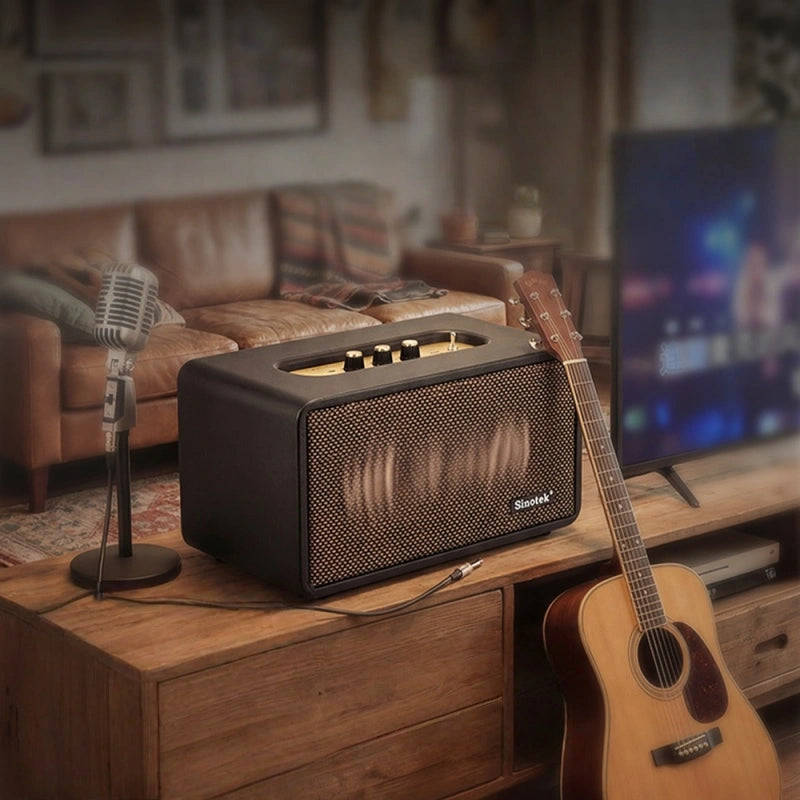 Premium Retro Leather Bluetooth Speaker