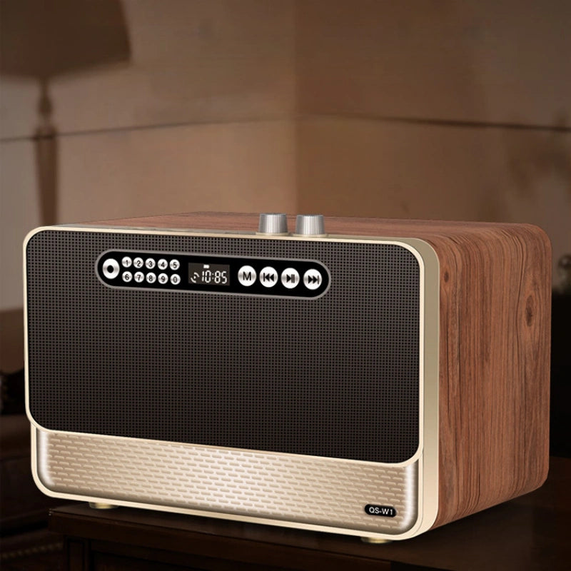 Walnut Tone Theater Bluetooth Speaker