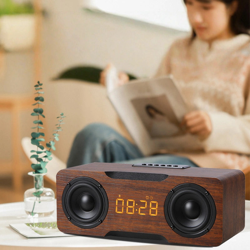 Retro Wood Grain Bluetooth Speaker