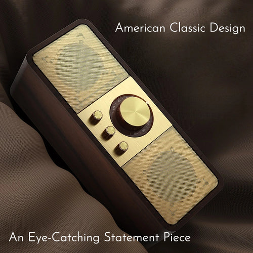 Brown Tone Echo Bluetooth Speaker
