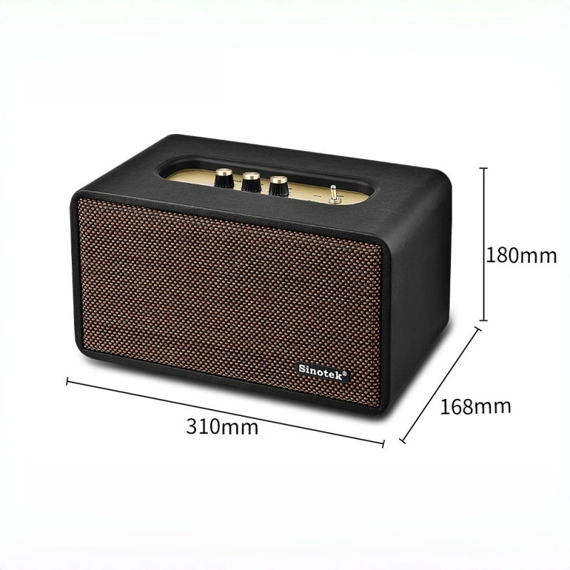 Premium Retro Leather Bluetooth Speaker